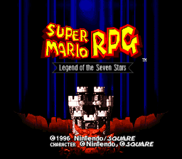 Super Mario RPG - Legend of the Seven Stars (USA) Title Screen